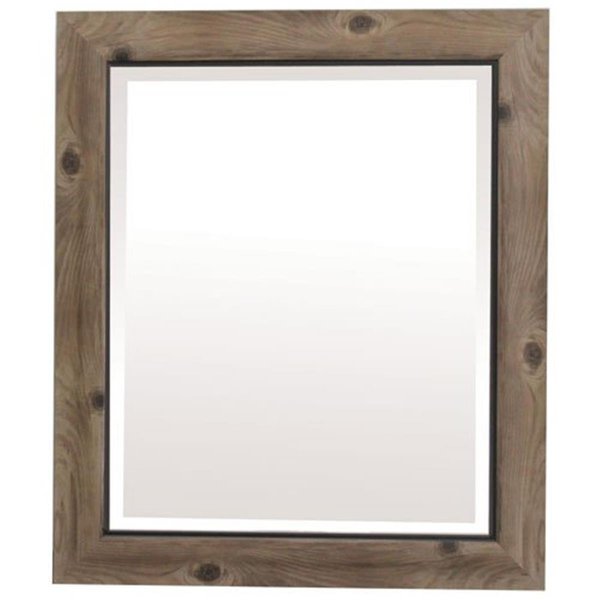 Yosemite Yosemite MINT010 Home Decor Framed Mirror; Small - Gray & Black MINT010